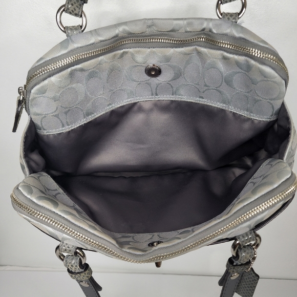 COACH Signature Penelope Shoulder Bag. - Picture 7 of 16